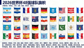 2026世界杯48支参赛球队旗帜集合图片